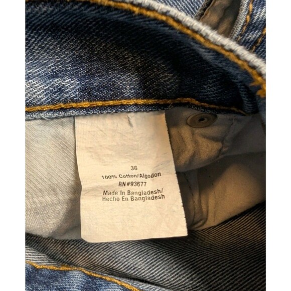 Vintage 90's Big Mac Workwear Denim Jean Shorts Jorts Y2K Mens 36X8 Baggy - Picture 10 of 10